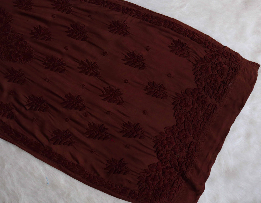 SUNDARI BROWN RAYON KURTA